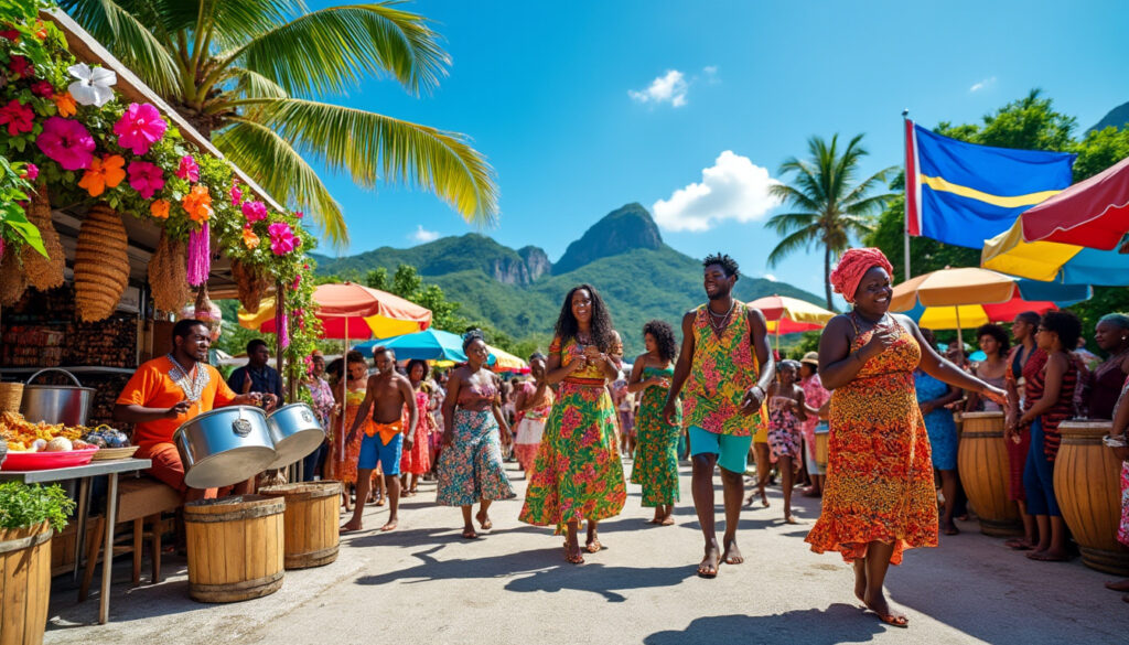découvrez la richesse des événements culturels en martinique, allant des festivals colorés aux expositions artistiques, en passant par des concerts et des représentations théâtrales. plongez dans l'univers vibrant de la culture martiniquaise et ne manquez pas ces experiences uniques qui mettent en valeur les traditions locales et la créativité des artistes.