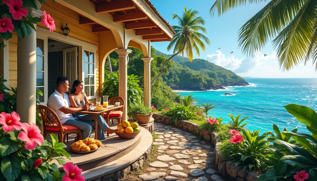 découvrez les nombreux avantages des gîtes et chambres d'hôtes en martinique, une option d'hébergement idéale pour profiter pleinement de l'authenticité de l'île. profitez d'une ambiance conviviale, d'une cuisine locale savoureuse et d'une immersion dans la culture martiniquaise tout en bénéficiant de tarifs souvent plus abordables que les hôtels traditionnels.