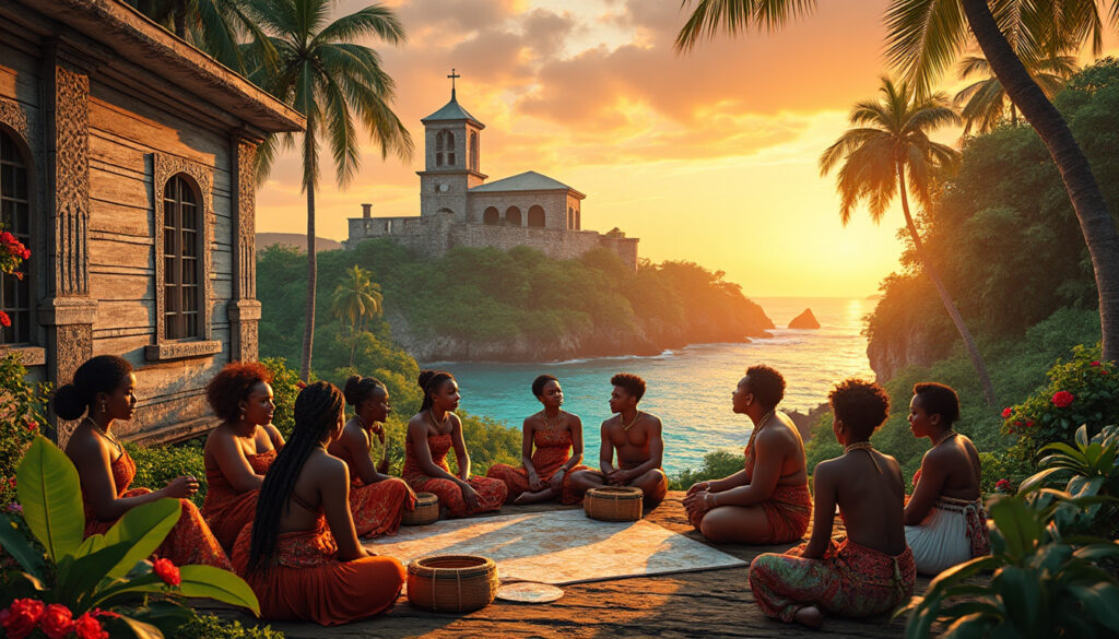 découvrez l'histoire fascinante de la martinique sous un nouvel angle avec l'association oliwon lakarayib. plongez dans un voyage captivant qui révèle les richesses culturelles et les récits emblématiques de l'île, tout en vous offrant une perspective inédite sur son passé.
