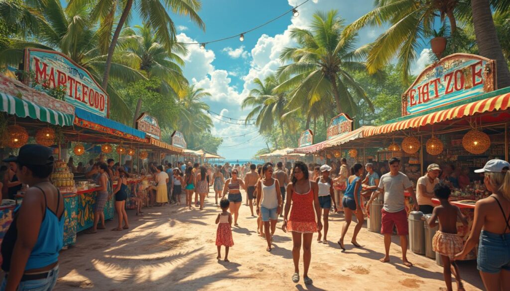 découvrez l'effervescence des food courts en martinique, des lieux vibrants où la gastronomie locale rencontre la convivialité. savourez une variété de plats savoureux dans une ambiance chaleureuse et festive, tout en explorant la culture culinaire de l'île.