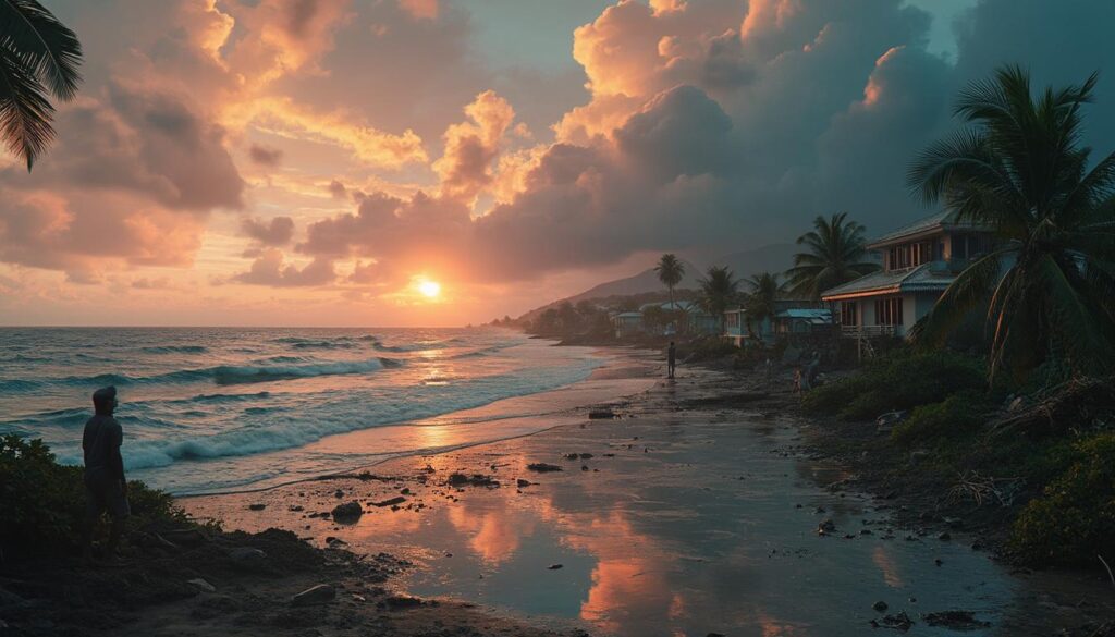 découvrez comment le dérèglement climatique impacte la montée des eaux en martinique, guadeloupe et la réunion. explorez les enjeux environnementaux, économiques et sociaux liés à ce phénomène croissant et les mesures à envisager pour protéger ces territoires insulaires.