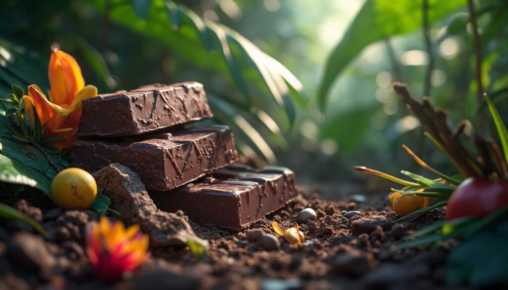 découvrez un chocolat d'exception, né au cœur de la jungle martiniquaise. une délicieuse fusion de saveurs exotiques et de savoir-faire artisanal vous attend, révélant la richesse et la biodiversité de cette île tropicale.