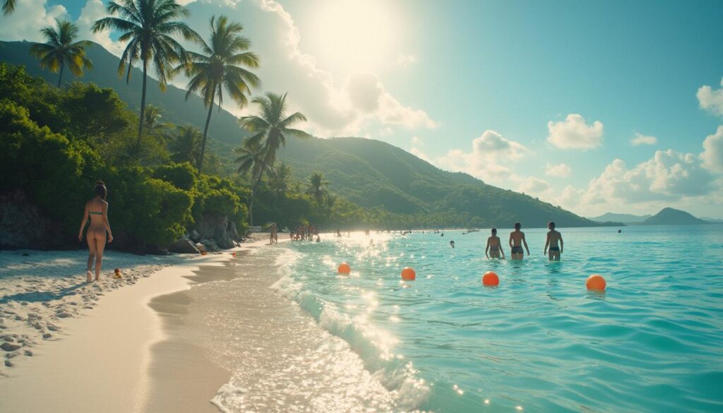 découvrez les meilleures plages et lieux de baignade en martinique pour 2024, validés par l'agence régionale de santé (ars). profitez de l'eau turquoise et des paysages magnifiques tout en vous assurant de la qualité et de la sécurité des sites de baignade.