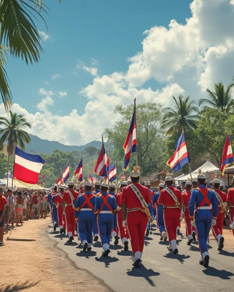 célébration du 14 juillet en Martinique : défilé des troupes, village des métiers et festivités à Fort-de-France