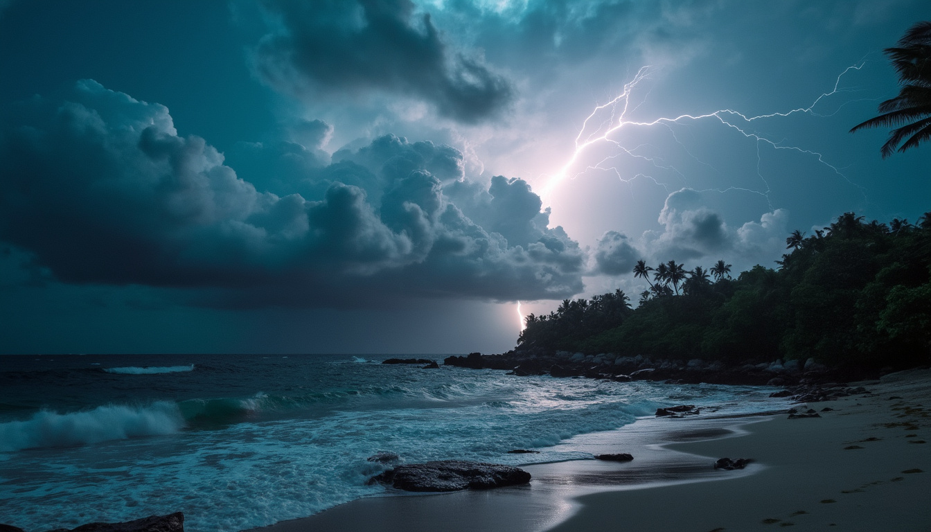 suivez la surveillance de deux ondes tropicales dans l'atlantique. des orages violents et potentiellement dévastateurs sont attendus mardi sur l'arc antillais. restez informés des dernières prévisions météo.